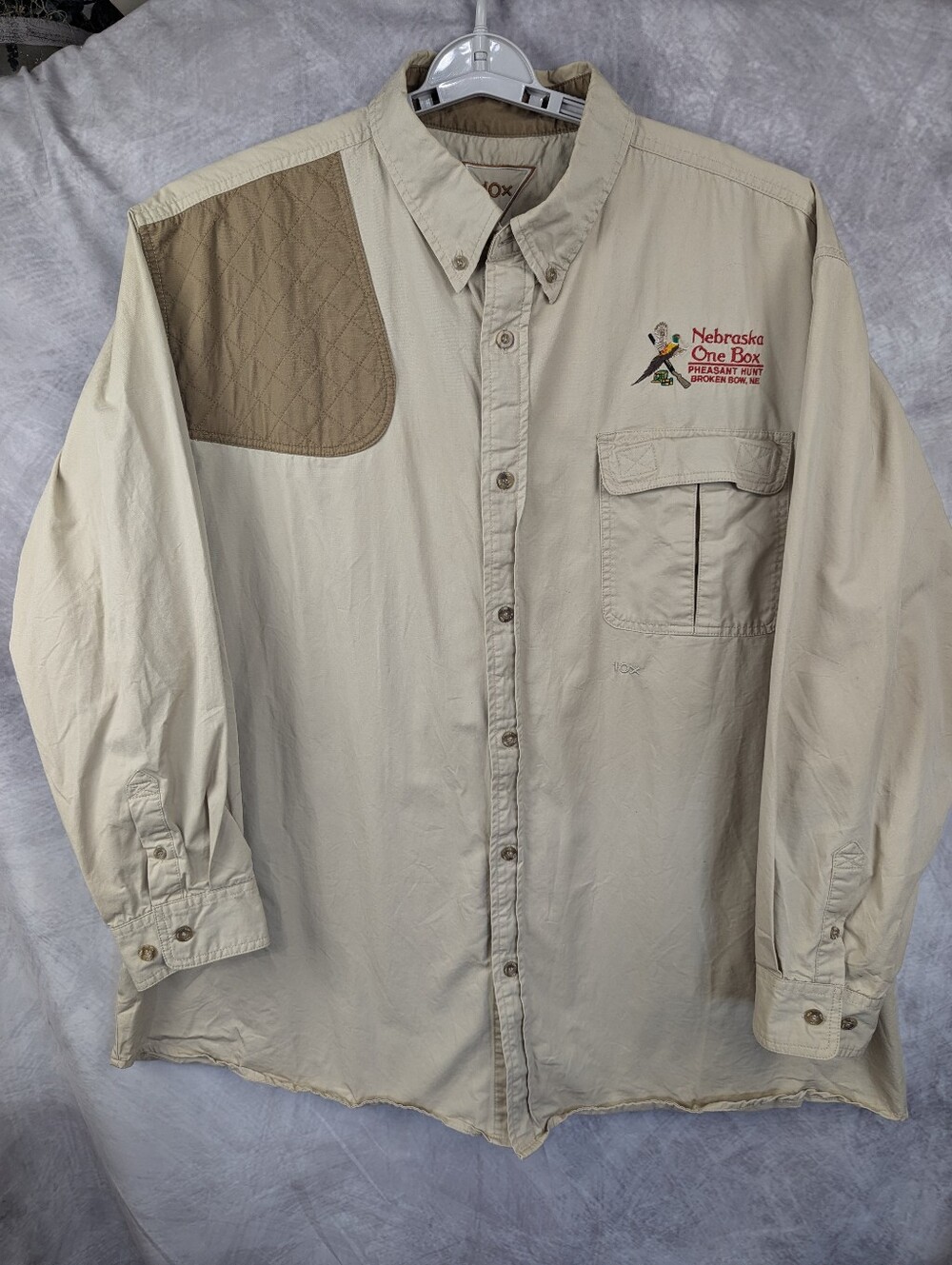 10x Mens 3XL Padded Shoulder Shooting Hunting Shirt Nebraska One Box Pheasant